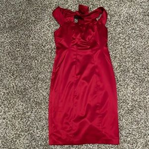 Red dressy dress